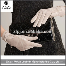 Nouvelle conception de mode à bas prix Women Leather Gloves 2016